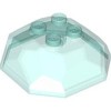 Rock 4x4x1 1/3 Upper Part Transparent Light Blue