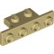 Angle Plate 1x2/1x4 2 Bottom Round Corners Brick Yellow