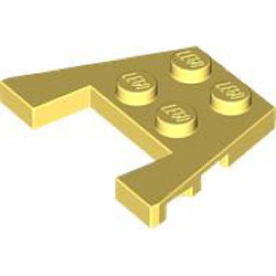 Plate 3x4 with Angle Cool Yellow