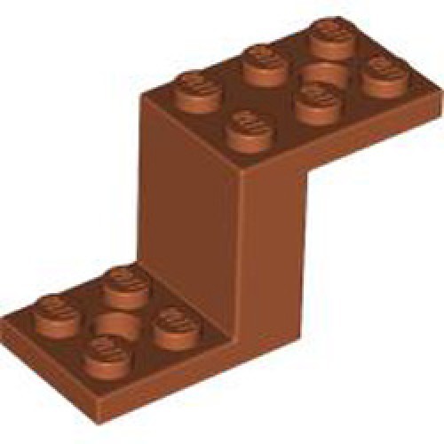 Bottom 2x5x2 1/3 Dark Orange