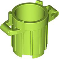 Dustbin 2x2x2 Bright Yellowish Green