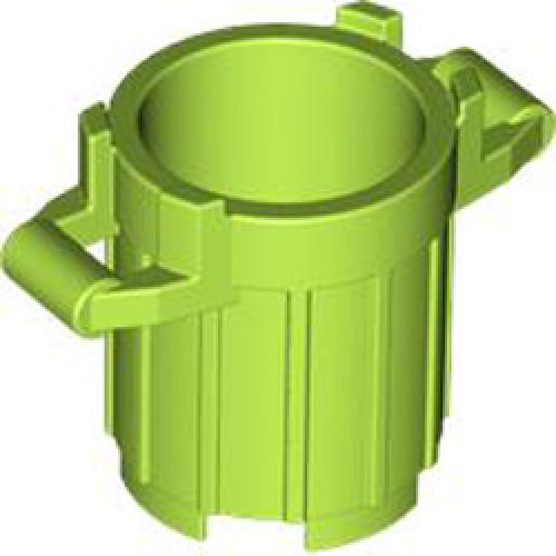 Dustbin 2x2x2 Bright Yellowish Green