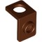 Mini Figure Back Plate with Knob Reddish Brown