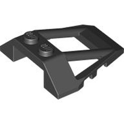 Roof Tile 4x4 with Angle Lat Black