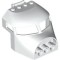 Plane Front, 6x6x4 with 3.2 Shaft White