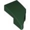 Left Plate 1x2 with Bow 45 Degree Cut Earth Green