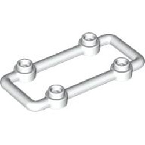 Lattice 3x6 Module with Knobs White