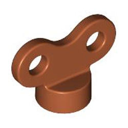 Wind-Up Key with Tube Dark Orange