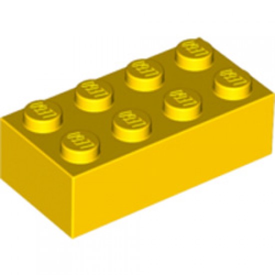 Brick 2x4 Bright Yellow