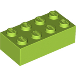 Brick 2x4 Bright Yellowish Green Brick 2x4 Bright Yellowish Green