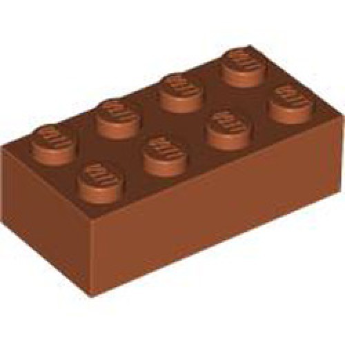 Brick 2x4 Dark Orange