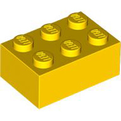 Brick 2x3 Bright Yellow Brick 2x3 Bright Yellow