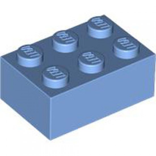 Brick 2x3 Medium Blue