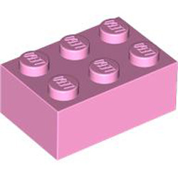 Brick 2x3 Light Purple
