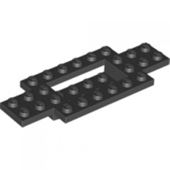 Chassis 4x10 with Bottom 2x4 Black