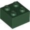 Brick 2x2 Earth Green