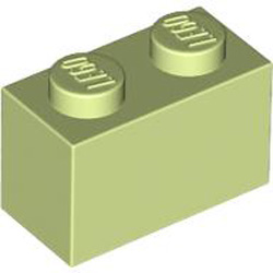 Brick 1x2 Spring Yellowish Green