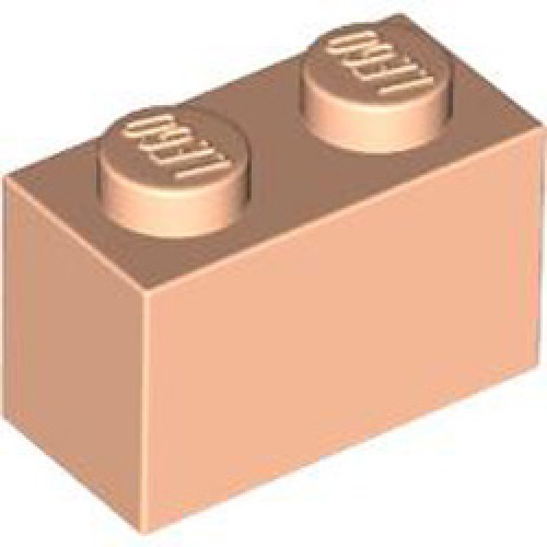 Brick 1x2 Light Nougat