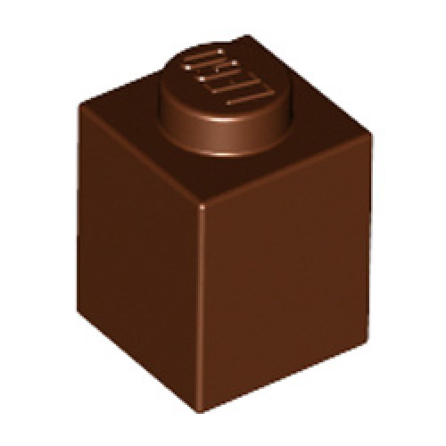Brick 1x1 Reddish Brown