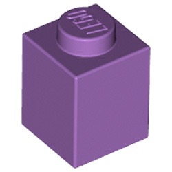 Brick 1x1 Medium Lavender