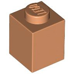 Brick 1x1 Nougat