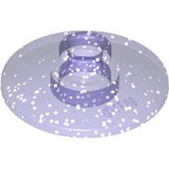 Parabolic Element Diameter 16 Transparent Bright Bluish Violet With Opalescence