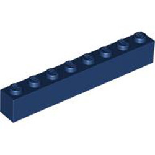 Brick 1x8 Earth Blue