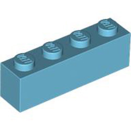 Brick 1x4 Medium Azur