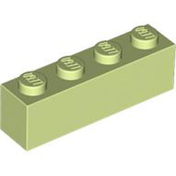Brick 1x4 Spring Yellowish Green