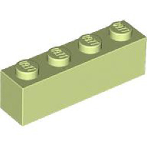 Brick 1x4 Spring Yellowish Green
