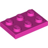 Plate 2x3 Bright Purple