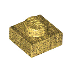 Plate 1x1 Warm Gold