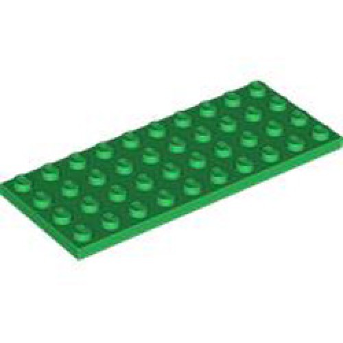 Plate 4x10 Dark Green