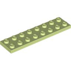Plate 2x8 Spring Yellowish Green