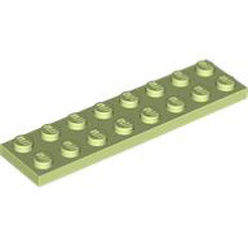 Plate 2x8 Spring Yellowish Green