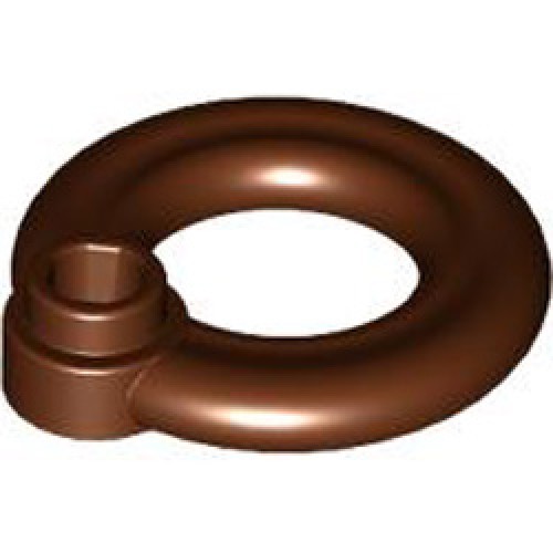 Lifebuoy with Knob Reddish Brown