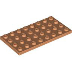 Plate 4x8 Nougat