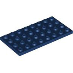 Plate 4x8 Earth Blue