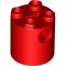 Round Brick 2x2x2 Bright Red