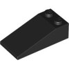 Roof Tile 2x4x1 18 Degree Black