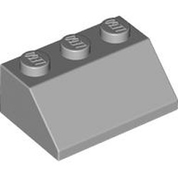 Roof Tile 2x3/45 Degree Medium Stone Grey