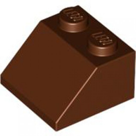 Roof Tile 2x2 / 45 Degree Reddish Brown