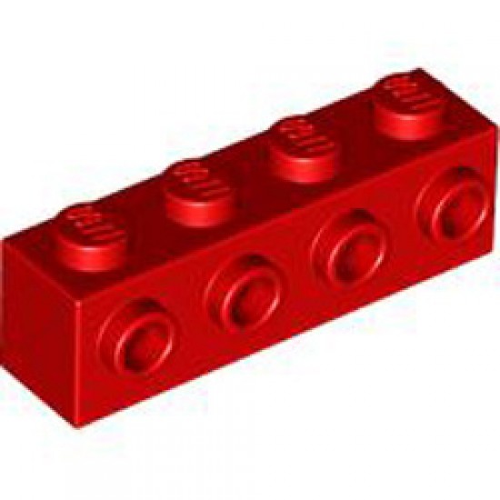 Brick 1x4 with 4 Knobs Bright Red