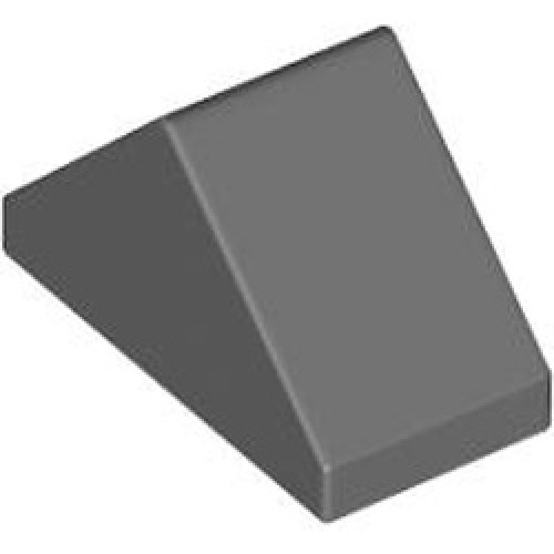 Ridged Tile 1x2 / 45 Degree Dark Stone Grey