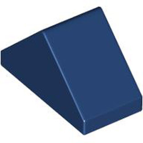 Ridged Tile 1x2 / 45 Degree Earth Blue
