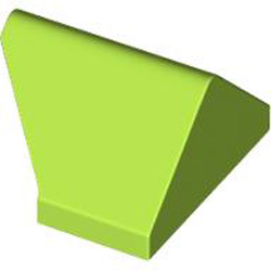 Attic 1x2 / 45 Degree Bright Yellowish Green