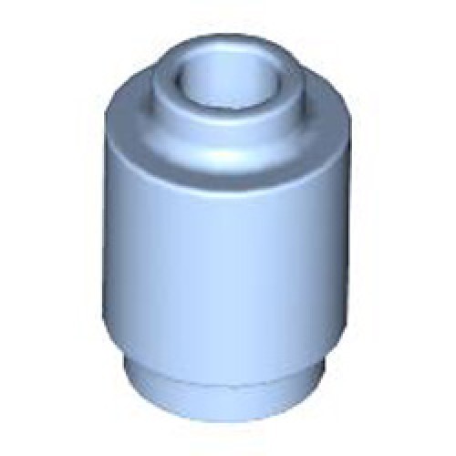 Round Brick 1x1 Light Royal Blue
