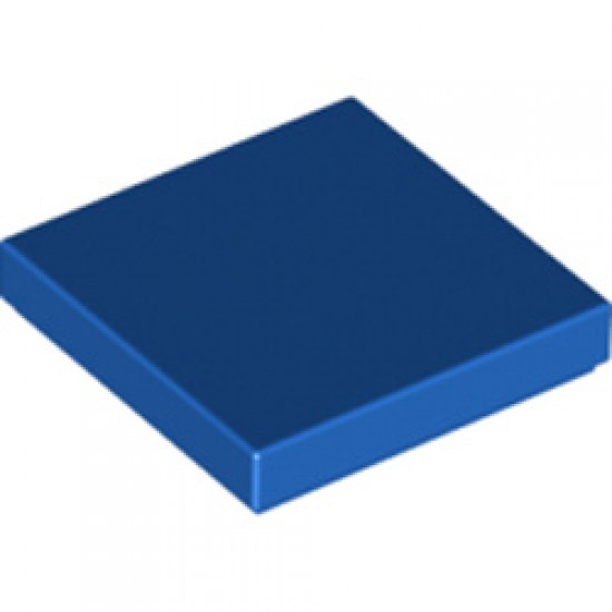Flat Tile 2x2 Bright Blue