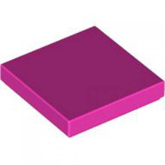 Flat Tile 2x2 Bright Purple