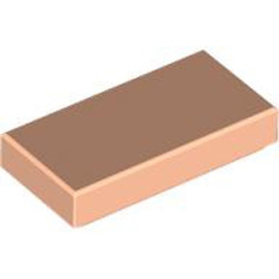 Flat Tile 1x2 Light Nougat